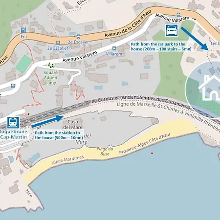 Laureto & E1027-le Corbusier Roquebrune-Cap-Martin